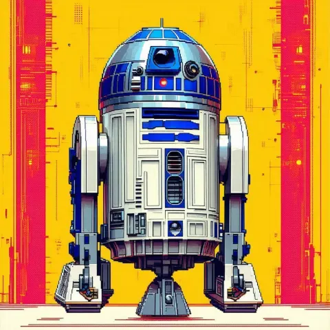 Pixel R2D2 Reimagined As A Samovar
