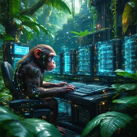 Jungle Monkeys Programming Supercomputers In 3D