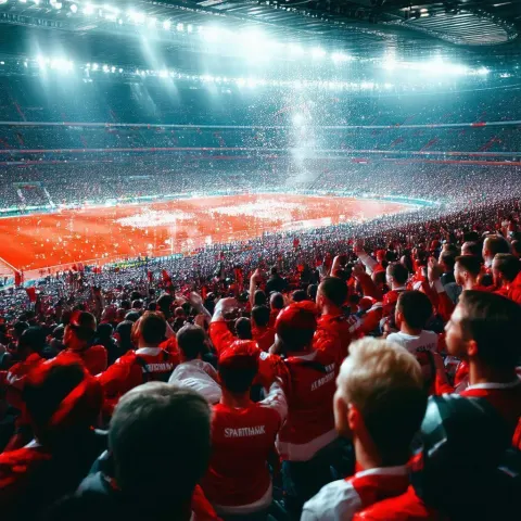 Spartak Moscow Triumph At Wembley Stadium