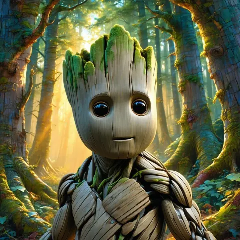 Nicolas Cage As Groot In Cutout