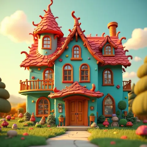 Whimsical Dr Seuss House In Stop Motion