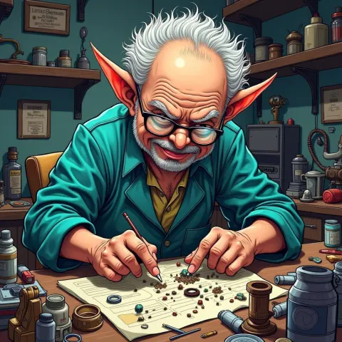 Danny DeVito As Elven Biopunk Scientist