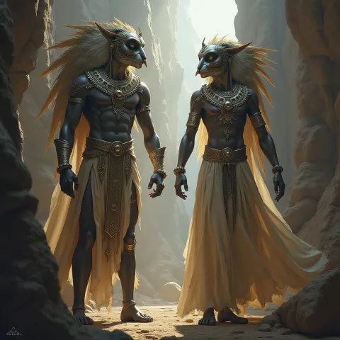 Anunnaki Gods In Epic Fantasy Cover