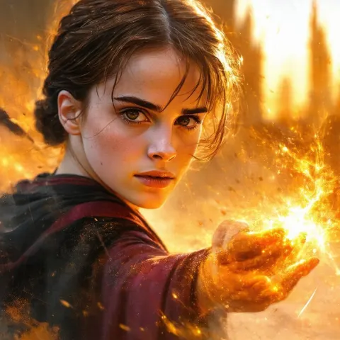 Emma Watson As Hermione Casting Magic