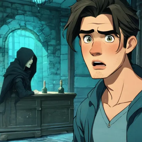 Luca Startled By Emily's Secret Whisper