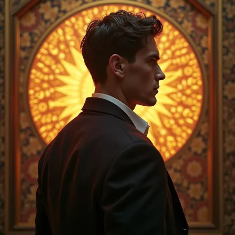 Epic Male Portrait In Film Grain