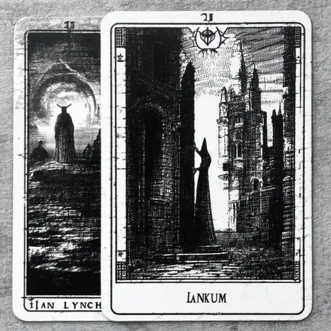 Gritty Tarot Card Portrait of Ian Lynch