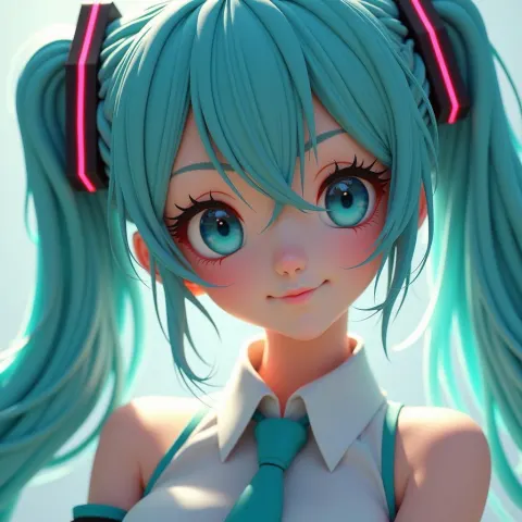 Disney Style Hatsune Miku in Octane Render