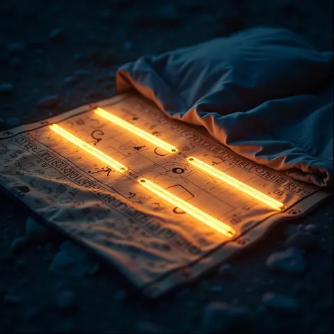 Golden Hour Manga Camping Mat With Luminescent Glow