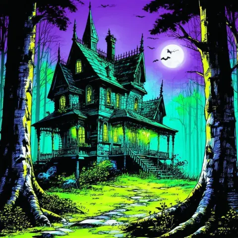 Haunted Manga House Deep in the Woods