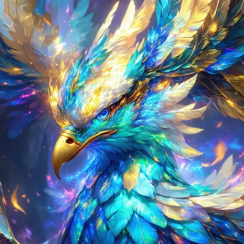 Omnipotent Phoenix in Radiant DnD Portrait