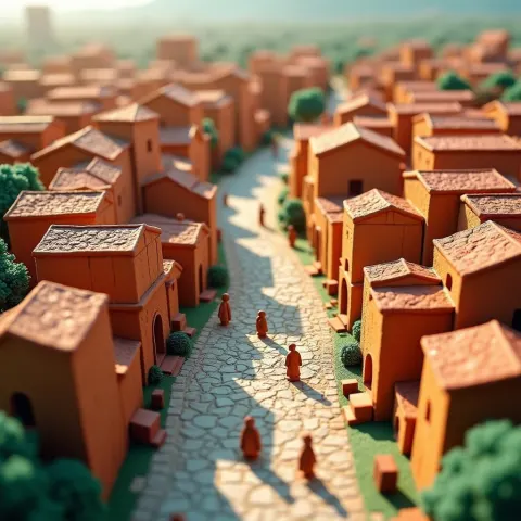 Glorious Roman City in Clay Stop Motion
