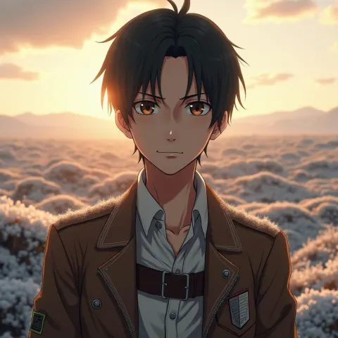 Levi Ackerman in Frosty Cinematic Morning Light