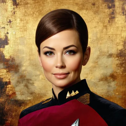 George Harrison as Renaissance Star Trek Officer