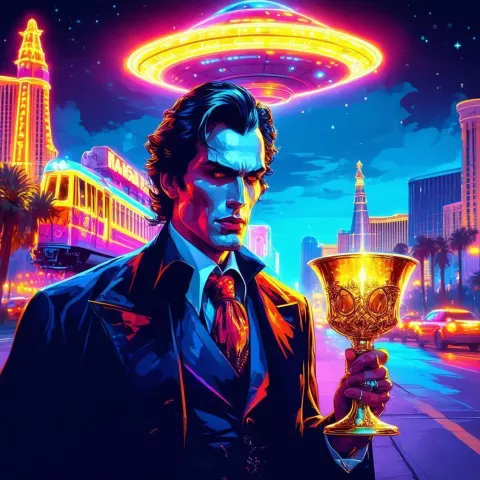 Time Traveling Vampire in Neon Las Vegas