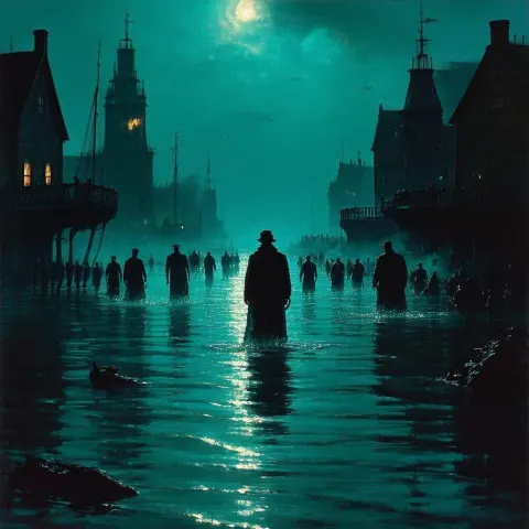Shadow Over Innsmouth Rising From the Waves