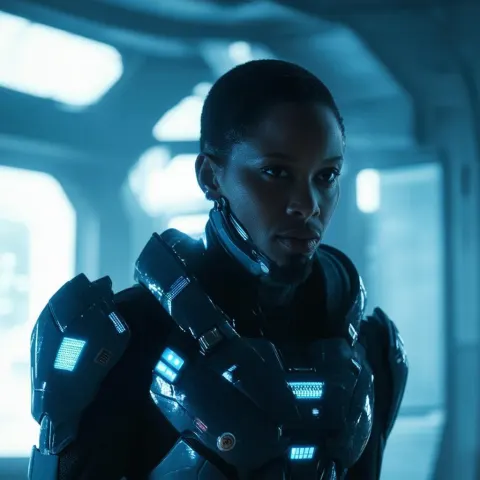 Mass Effect Hero in Epic Cinematic Light