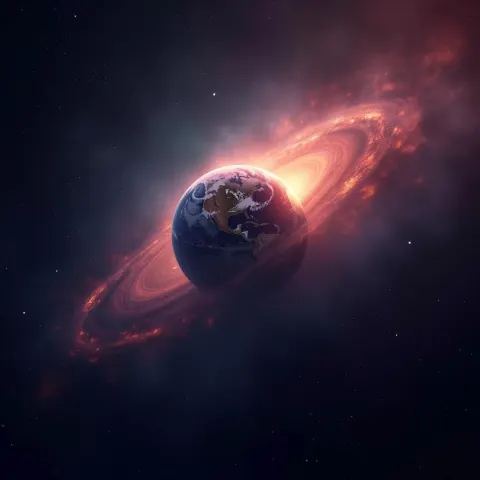 Vibrant Planet in a Cosmic Symphony