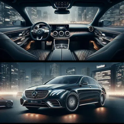Luxury Mercedes Benz Car Interior Design