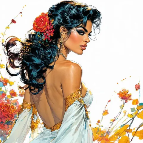 Jacqueline Fernandez in Epic Fantasy Manga
