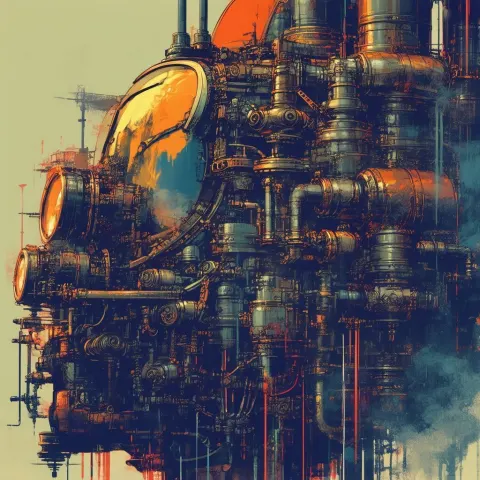 Steampunk Bioshock Portrait in Misty Manga