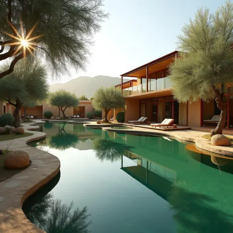 Olive Grove Desert Lodges With Infinity Pools