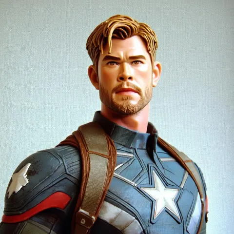 Clay Chris Hemsworth as Captain America