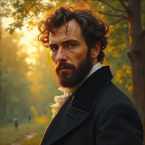 Impressionist Portrait of Alexander Pushkin
