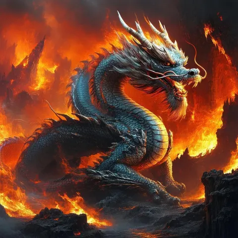 The Devil Reigns as a Majestic Dragon
