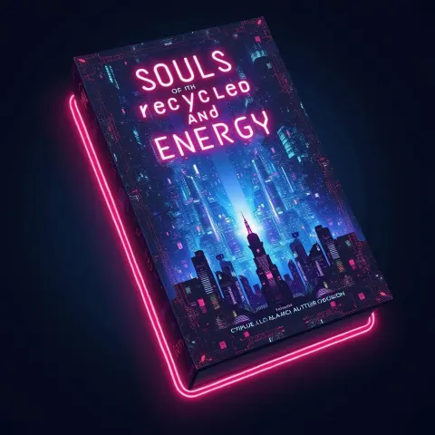 Souls as Recycled Energy Neon Book Cover