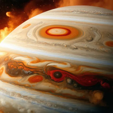 Jupiter's Great Red Spot Up Close