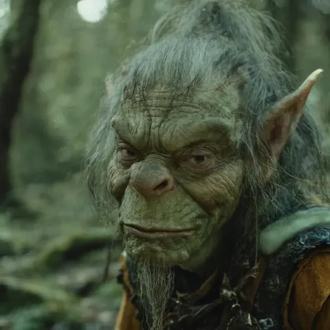 Elder Goblin in Vintage Film Stillness