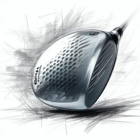 Fine Line Sketch of a Stealth Driver