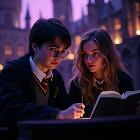 Harry and Hermione Quiz Night at Hogwarts