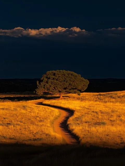 Fredericksburg Texas Sunset Panoramic Image