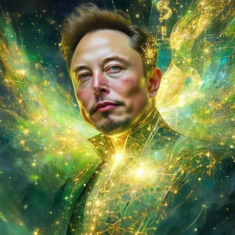 Elon Musk as a Celestial Sorceress