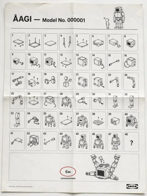 Authentic IKEA Instruction Manual Page