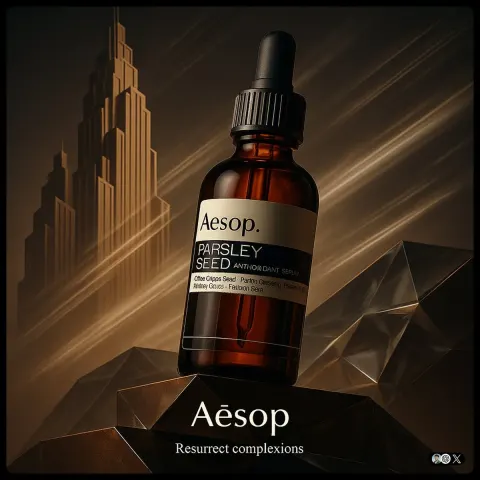 1:1 Ratio Art Deco and Futurism Fusion Product Advertisement Image