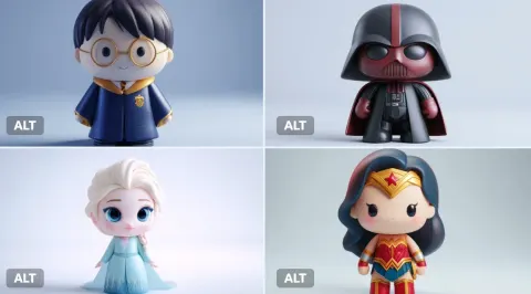 3D Chibi Toy Design