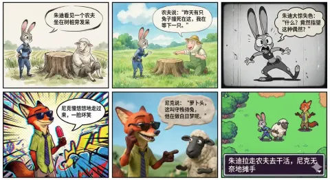 A Fusion of Animation Styles in aFantasy Story