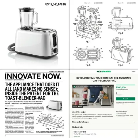 Absurd Patent Invention Combination