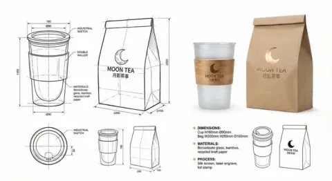 Brand Packaging Design Display Image
