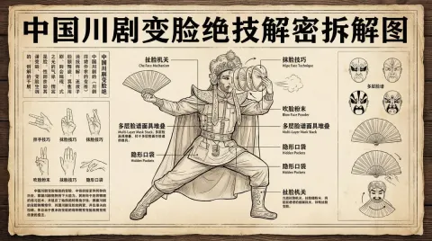 Chinese Sichuan Opera Face Change Mystery Diagram
