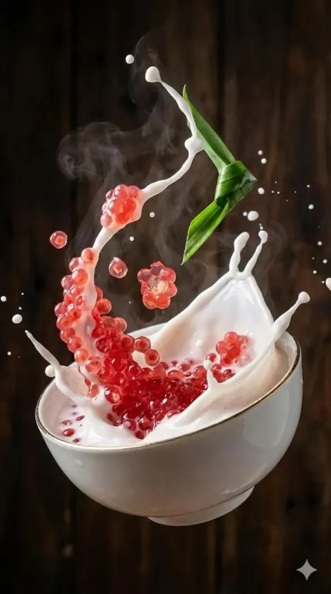 Commercial Food Ad: Coconut Milk Explosion