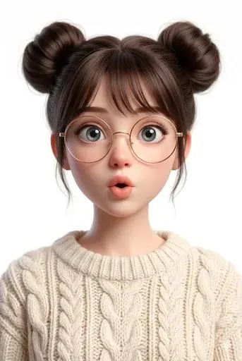 Cute 3D Character Portrait