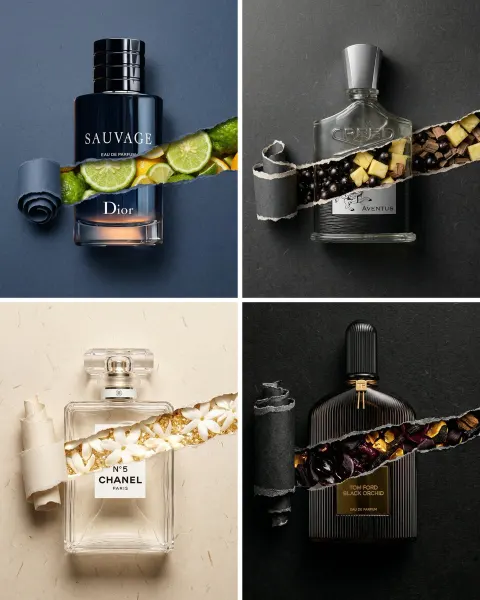 Dior Perfume Bottle Tear Art Photography