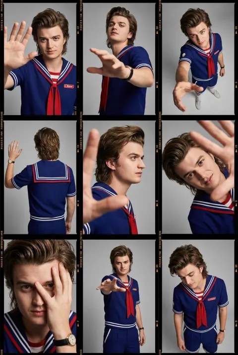 Editorial Fashion Steve Harrington Contact Sheet