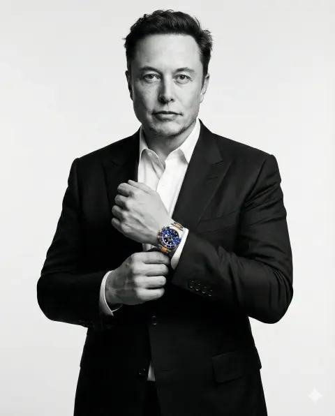 Elon Musk Luxury Watch Editorial