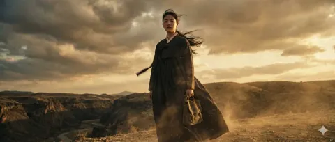 Epic Historical Portrait of Young Korean Woman
