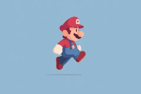 Flat Design Illustration in Minimalistic Style